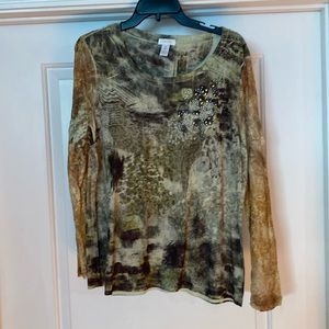 Chicos long sleeve, beautiful top